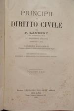 Principii di diritto civile. Voll. XXXI-XXXII