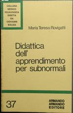 Didattica dell'apprendimento per subnormali