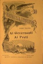 Ai Governatori - Ai preti