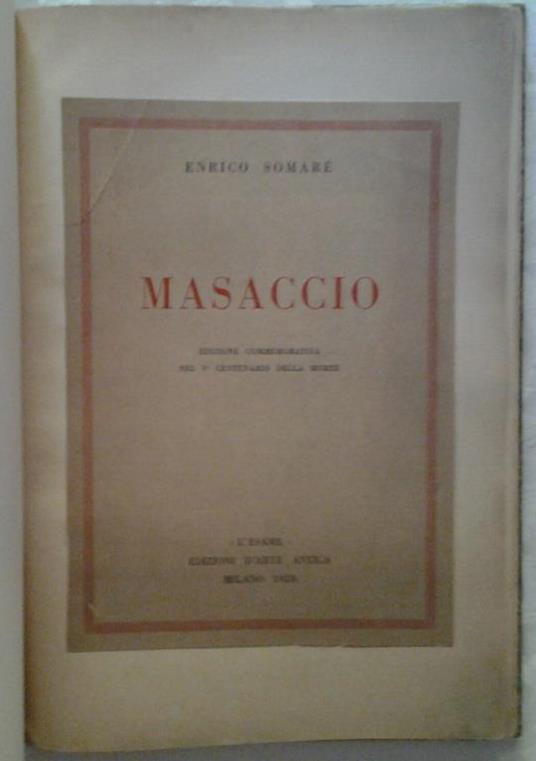 Masaccio - Enrico Somaré - copertina