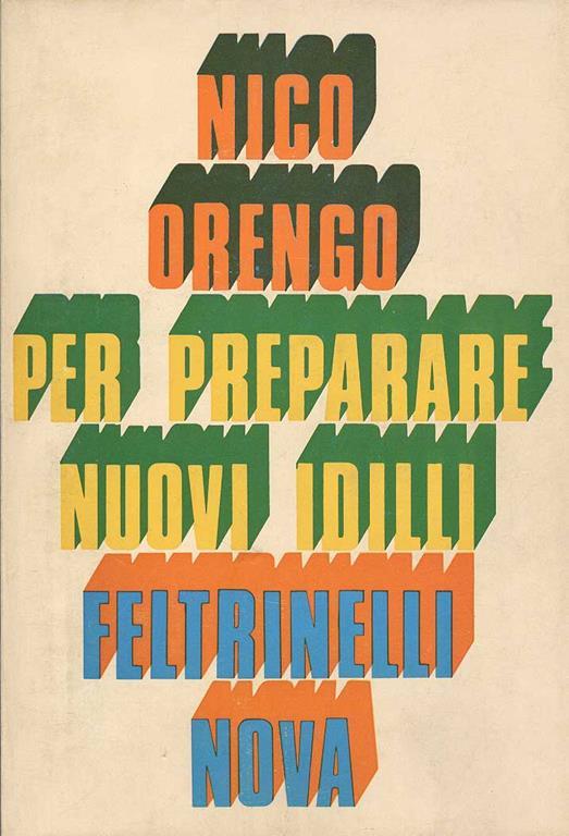 Per preparare nuovi idilli - Nico Orengo - copertina