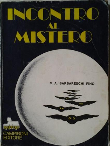 Incontro al mistero - M. Antonietta Barbareschi Fino - copertina