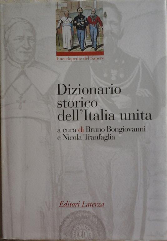 Dizionario storico dell'Italia unita - copertina