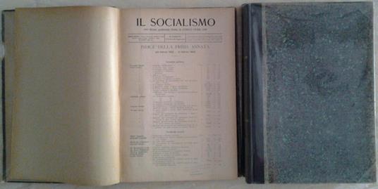 Il Socialismo. Rivista Quindicinale Diretta Da Enrico Ferri. Annate I - Ii - Iii - copertina