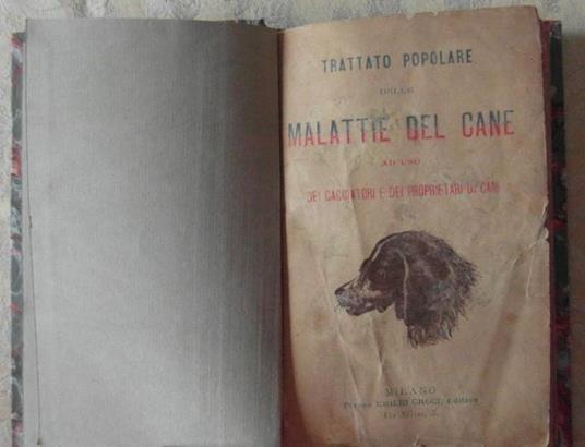 Trattato Popolare Delle Malattie Del Cane. Ad Uso Dei Cacciatori E Dei Proprietari Di Cani. Compilato Sui Migliori Trattati Italiani E Francesi - Pietro Sillaba - copertina