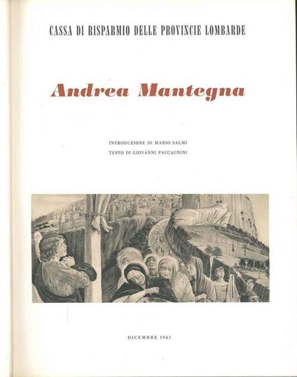 Andrea Mantegna - Giovanni Paccagnini - copertina