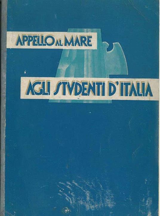 Appello al mare. Agli Studenti d'Italia - copertina