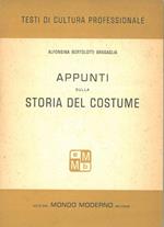 Appunti sulla storia del costume