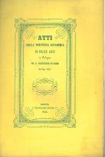 Atti della Pontificia Accademia di Belle Arti in Bologna per la distribuzione de' premi 1852