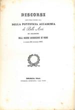 Atti della Pontificia Accademia di belle arti in Bologna per le premiazioni dell'anno. 1843
