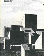 Baumeister. Zeitschrift fur Architectur. April 1967