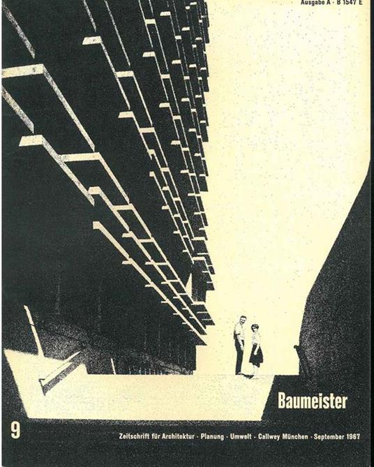 Baumeister. Zeitschrift fur Architectur. September 1967 - copertina