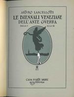 biennali veneziane dell'anteguerra dalla I alla XI