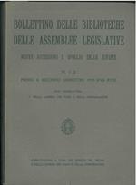 Bollettino delle biblioteche delle assemblee legislative. Nuove accessioni e spoglio delle riviste, primo e secondo semestre 1939