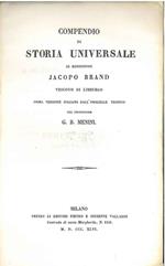 Compendio di storia universale... Prima versione italiana di G. B. Menini