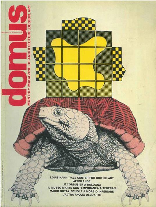 Domus. Monthly review of Architecture Design Art. Numero 579, febbraio 1978 - copertina