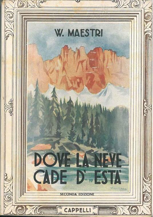 Dove la neve cade d'està - Walter Maestri - copertina