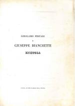 Girolamo Festari a Giuseppe Bianchetti. Epistola