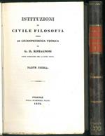 Istituzioni di civile filosofia ossia di giurisprudenza teorica