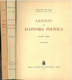 Lezioni di economia politica. Vol. I. Vol. II: Della moneta e del credito negli scambi interni e internazionali. Vol. III: teoria delle fluttuazioni economiche - evoluzione della struttura della società