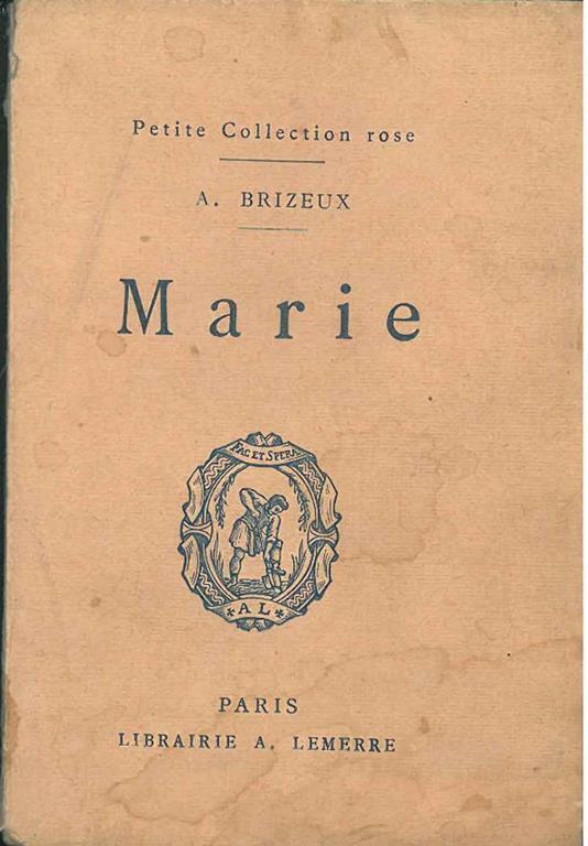 Marie - Auguste Brizeux - copertina