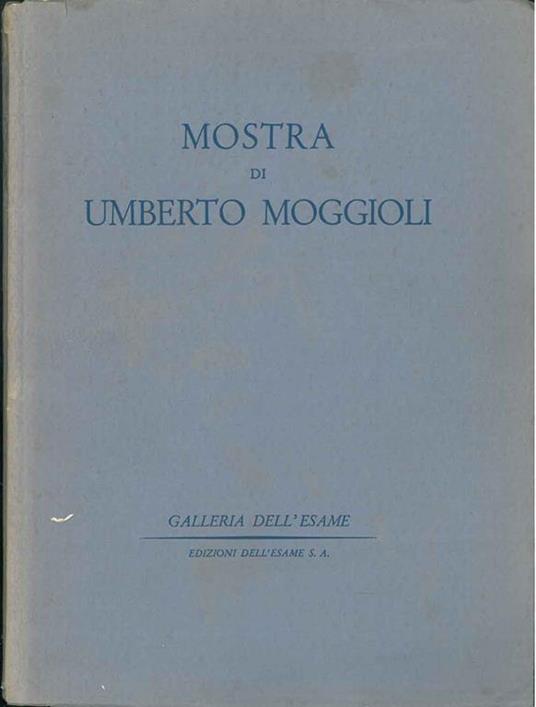 Mostra di Umberto Moggioli - copertina