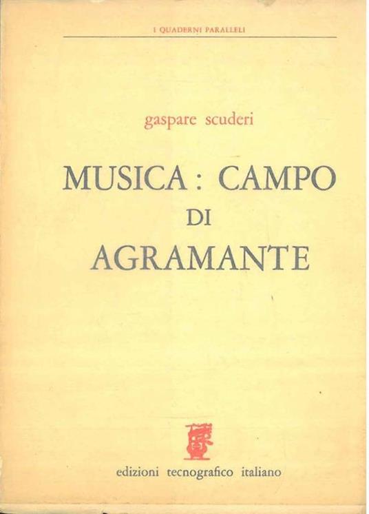 Musica : Campo di Agramante - Gaspare Scuderi - copertina