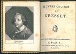 Oeuvres choisies de Gresset