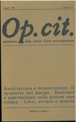 Op. cit. Rivista quadrimestrale di selezione della critica d'arte contemporanea. Maggio 1989, n. 75