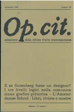 Op. cit. Rivista quadrimestrale di selezione della critica d'arte contemporanea. Settembre 1983, n. 58