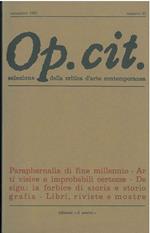 Op. cit. Rivista quadrimestrale di selezione della critica d'arte contemporanea. Settembre 1991, n. 82