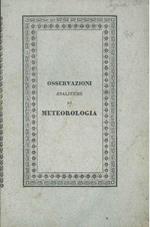 Osservazioni analitiche di meteorologia