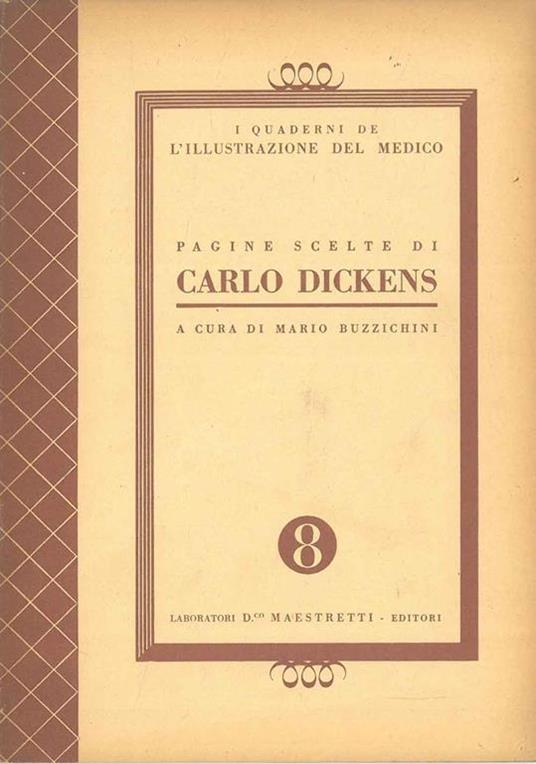 Pagine scelte di Carlo Dickens - Mario Buzzichini - copertina