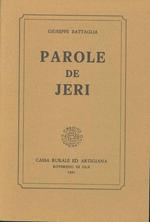 Parole de jeri. A cura della Cassa Rurale ed Artigiana di Roveredo di Guà