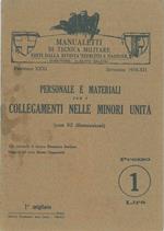 Persone e materiali per i collegamenti nelle minori unità