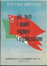 Più forti i quadri migliore l'organizzazione. Intervento al VI congresso del PCI