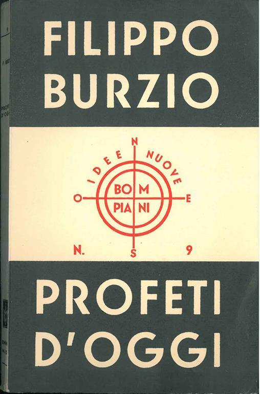 Profeti d'oggi - Filippo Burzio - copertina
