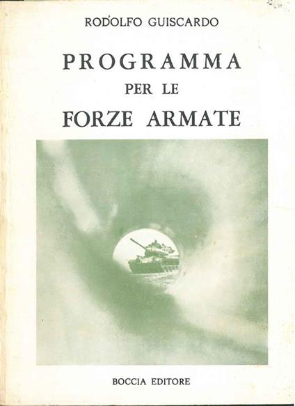 Programma per le forze armate - Rodolfo Guiscardo - copertina