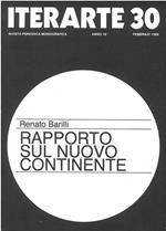 Rapporto sul nuovo continente. Numero monografico di Iterarte 30. Rivista periodica monografica. Anno 16°, febbraio 1989