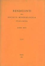 Rendiconti della società mineralogica italiana. Anno XVI