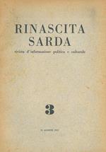 Rinascita sarda. Rivista d'informazione politica e culturale. Anno I, n° 3, 1957