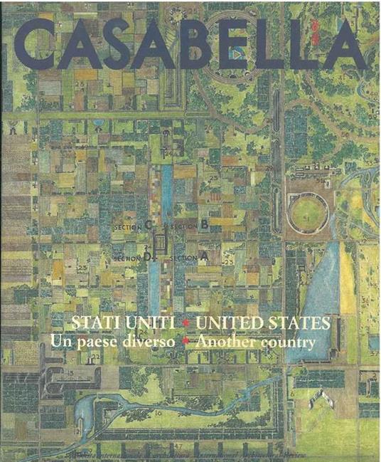 Stati Uniti: un paese diverso. United States: another country. Numero doppio monografico, Casabella, 586-87, gen-feb 1992 - copertina