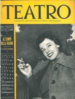 Teatro. Rassegna quindicinale degli spettacoli. N. 1, anno secondo, 1 gennaio 1950. In questo numero: Al tempo delle regine, tre atti di F. Guidi di Bagno