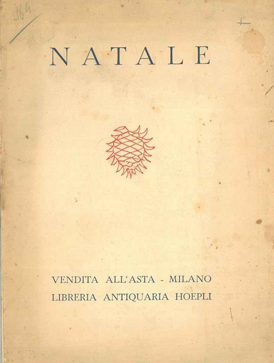 Vendita di Natale. Libri figurati del secolo XVIII. Edizioni originali, legatura d'amatore. Dicembre 1940 - copertina