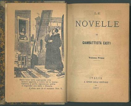 Le novelle - Giambattista Casti - copertina