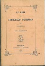 Le rime di Francesco Petrarca. Nuova edizione, terza impressione