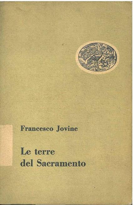 Le terre del Sacramento - Francesco Jovine - copertina