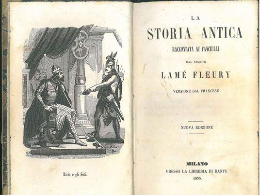 La storia antica raccontata ai fanciulli. La storia del Nuovo Testamento raccontata ai fanciulli. La mitologia raccontata ai fanciulli - M. Fleury Lamè - copertina