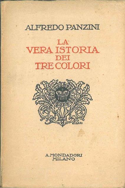 La vera istoria dei tre colori - Alfredo Panzini - copertina