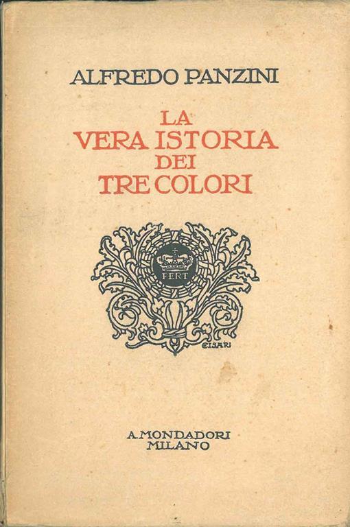 La vera istoria dei tre colori - Alfredo Panzini - copertina